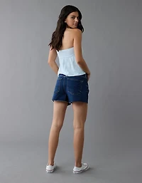 AE Strigid Super High-Waisted Relaxed Denim Short