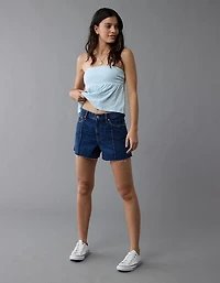 AE Strigid Super High-Waisted Relaxed Denim Short