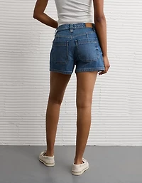 AE Strigid Super High-Waisted Relaxed Denim Utility Short