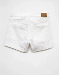 AE Strigid Super High-Waisted Relaxed Denim Short
