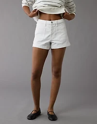 AE Strigid Super High-Waisted Relaxed Denim Short