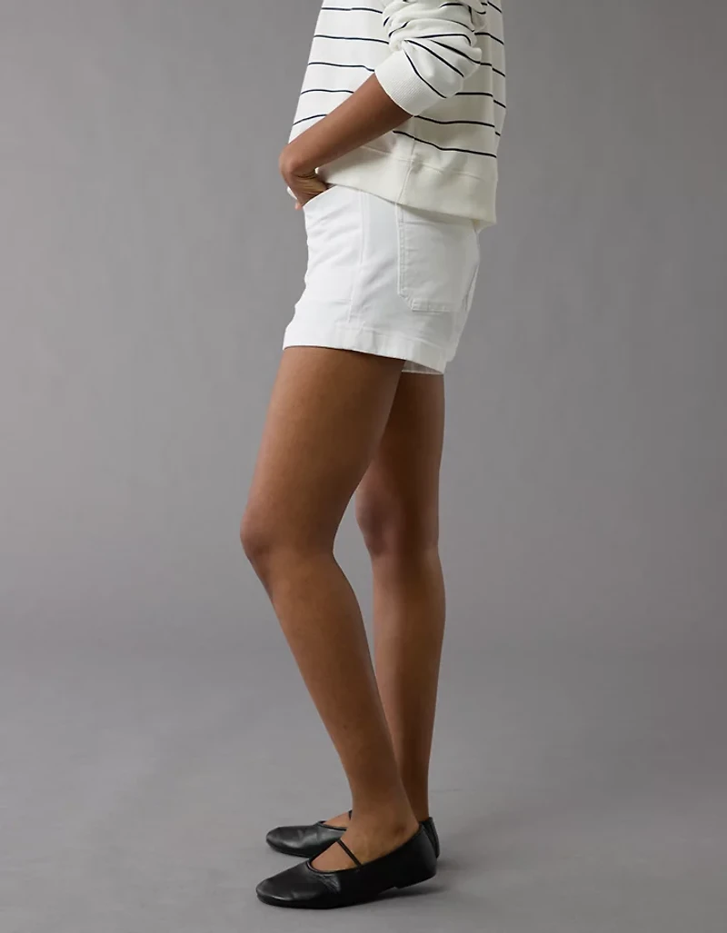 AE Strigid Super High-Waisted Relaxed Denim Short
