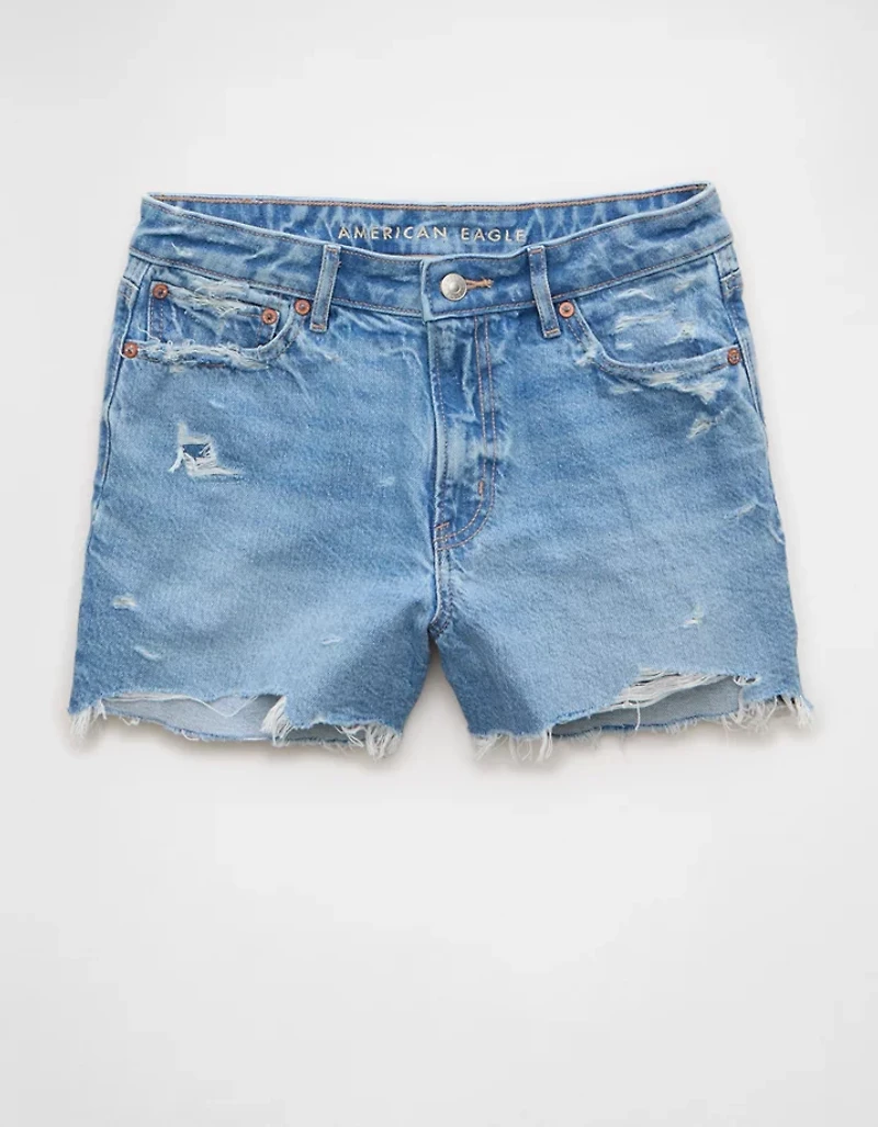 AE 3" Strigid Super High-Waisted Relaxed Denim Short