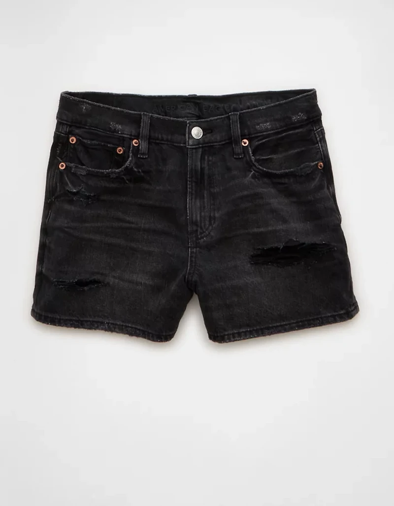AE Strigid Super High-Waisted Relaxed Denim Short