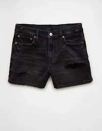 AE Strigid Super High-Waisted Relaxed Denim Short