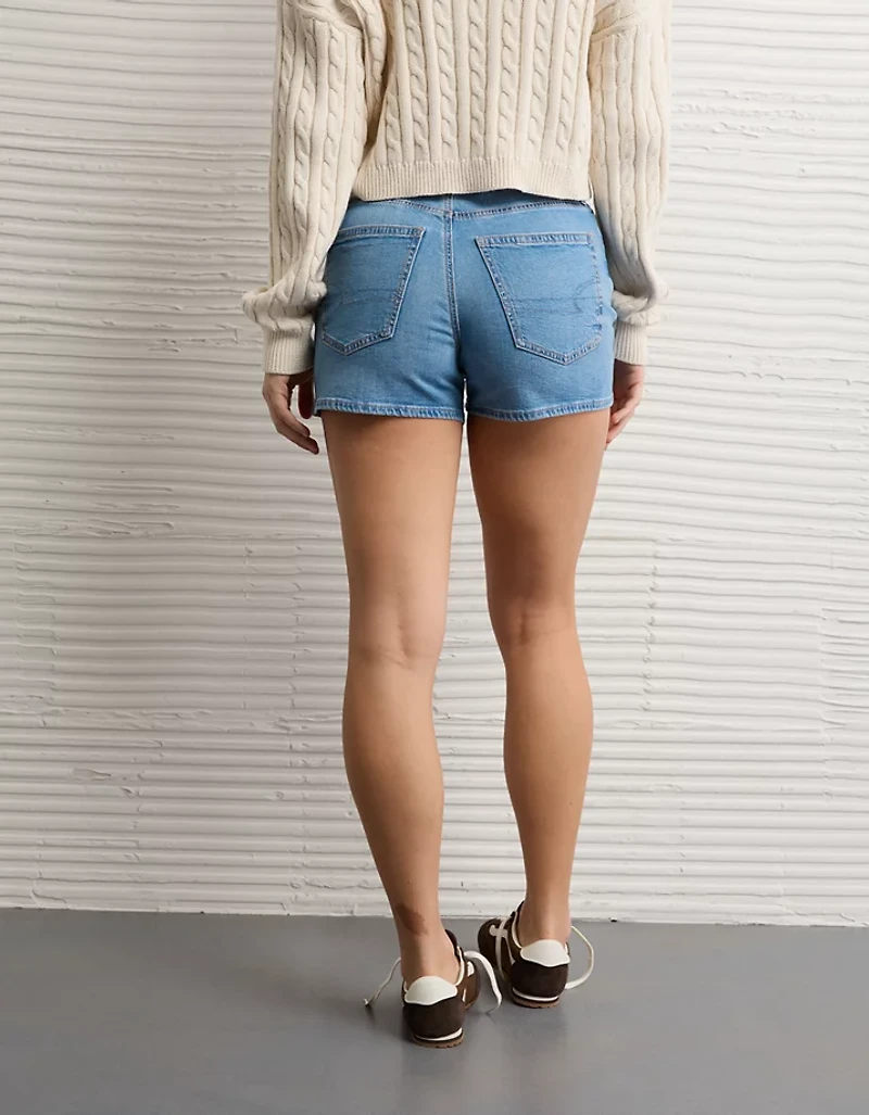 AE Strigid Super High-Waisted Relaxed Denim Short
