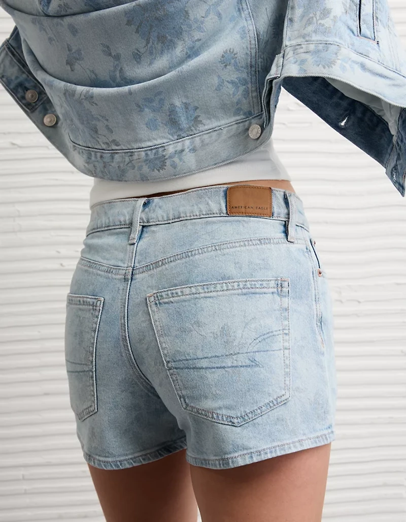 AE Strigid Super High-Waisted Relaxed Denim Utility Short