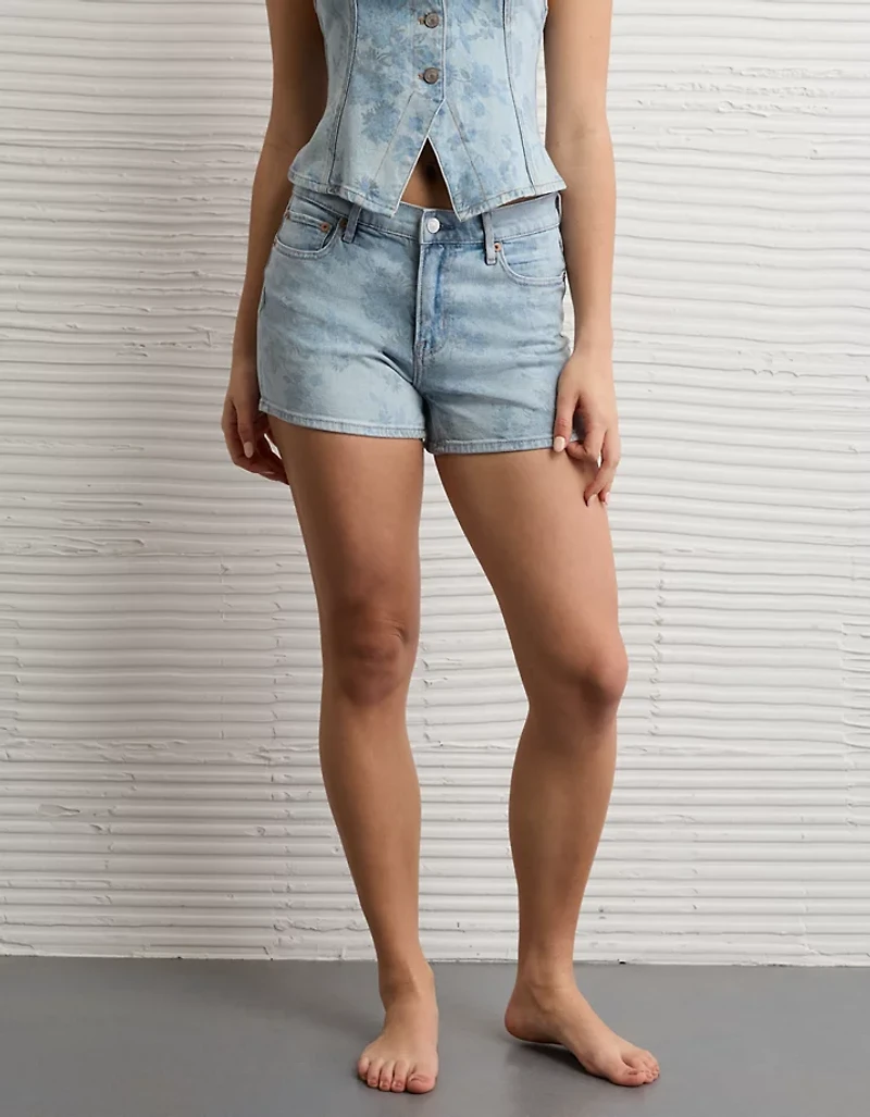 AE Strigid Super High-Waisted Relaxed Denim Utility Short