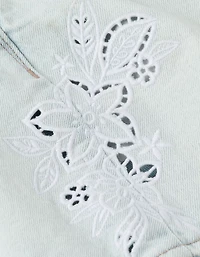 AE Strigid Super High-Waisted Relaxed Denim Short