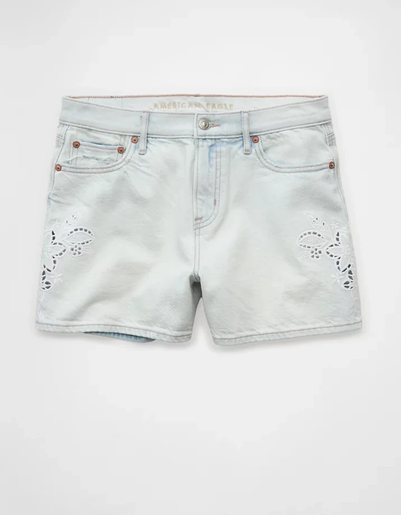 AE Strigid Super High-Waisted Relaxed Denim Short