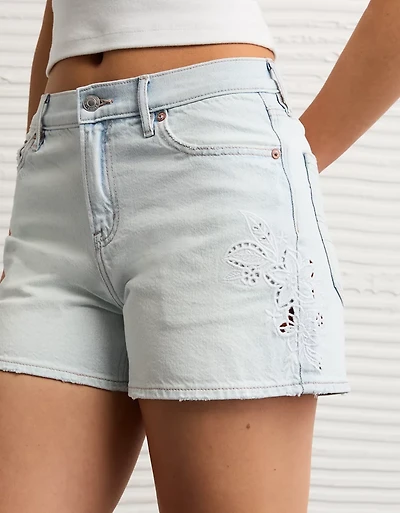 AE Strigid Super High-Waisted Relaxed Denim Short
