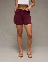 AE 6" Stretch Super High-Waisted Relaxed Denim Short