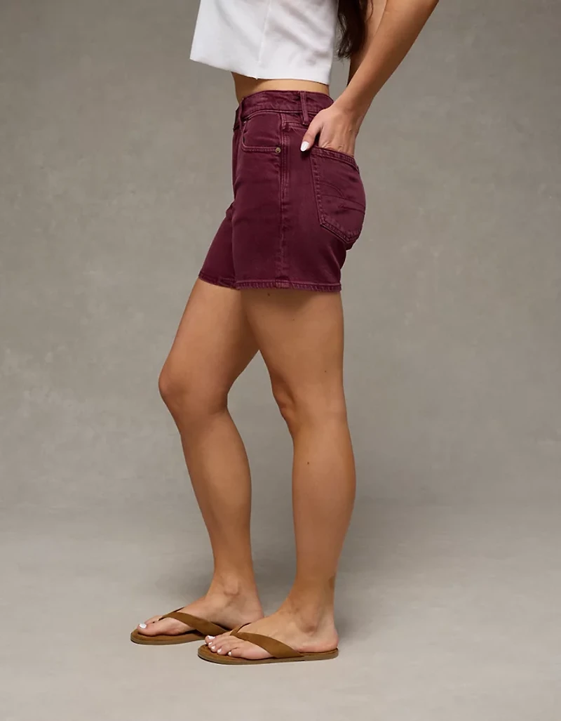 AE 6" Stretch Super High-Waisted Relaxed Denim Short