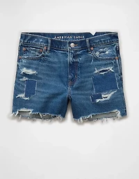 AE Strigid Super High-Waisted Relaxed Denim Short