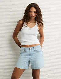 AE 6" Strigid Super High-Waisted Relaxed Denim Short