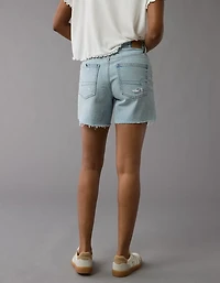 AE 6" Strigid Ripped Super High-Waisted Relaxed Denim Short