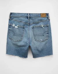 AE 6" Strigid Ripped Super High-Waisted Relaxed Denim Short
