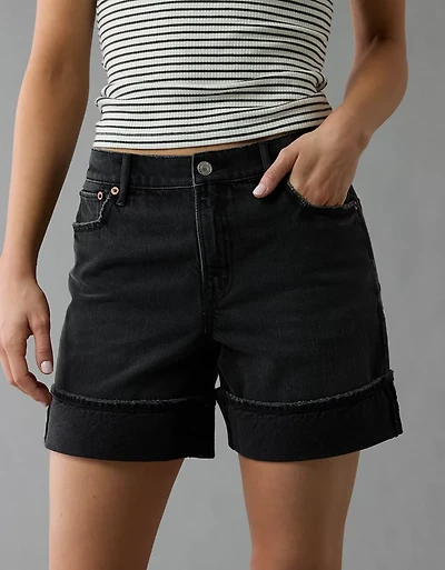 AE 6" Strigid Super High-Waisted Relaxed Denim Short