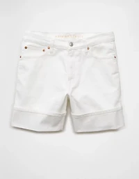 Short décontracté à taille très haute en denim extensible et rigide de 6 po AE