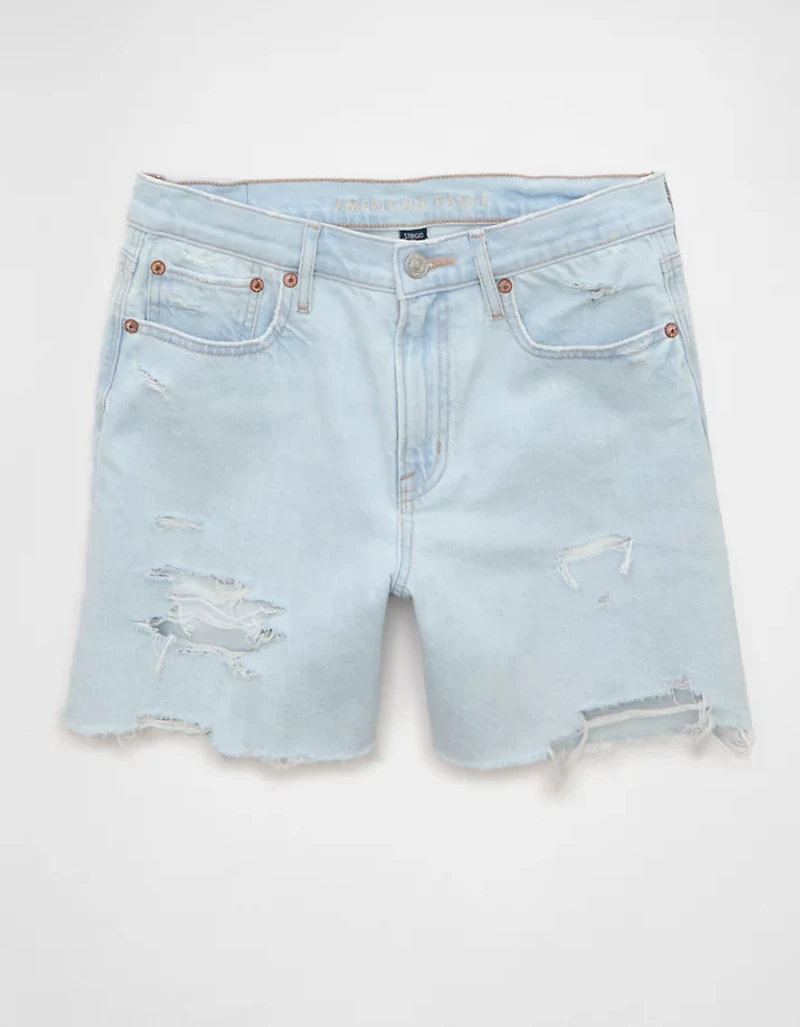 AE 6" Strigid Super High-Waisted Relaxed Denim Short