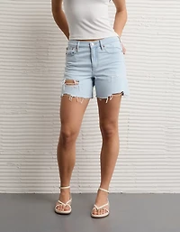 AE 6" Strigid Super High-Waisted Relaxed Denim Short