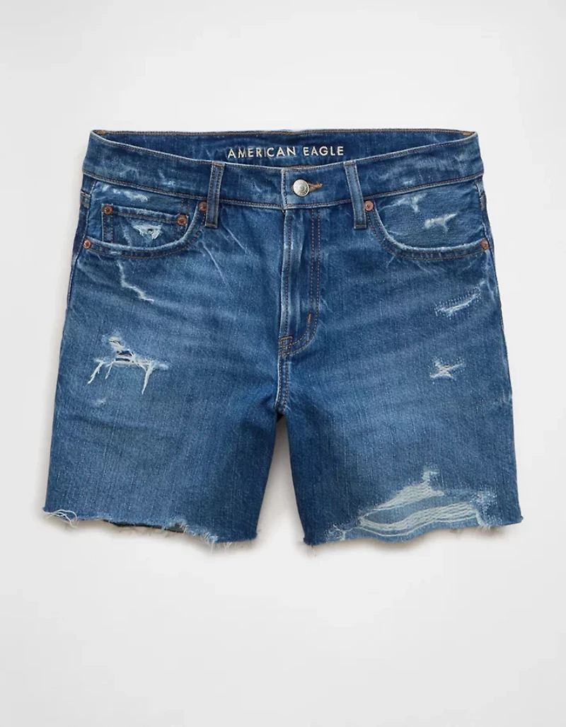 AE 6" Strigid Super High-Waisted Relaxed Denim Short