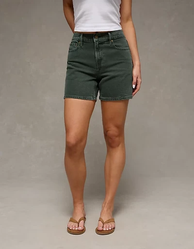 AE 6" Stretch Super High-Waisted Relaxed Denim Short