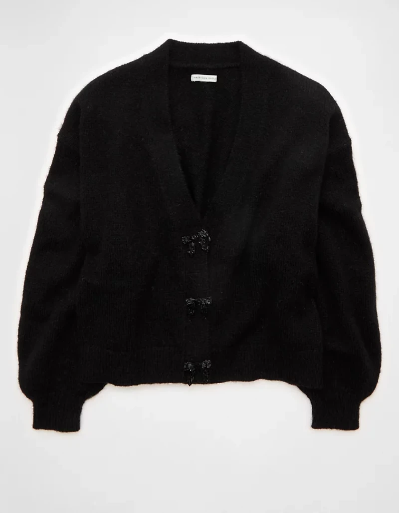 AE V-Neck Bow Cardigan