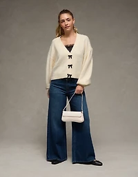 Cardigan à boucle encolure en V AE