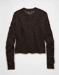 AE Knit Lace Cardigan