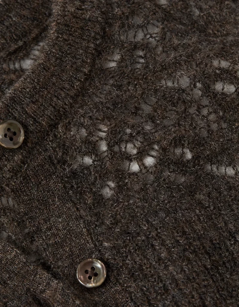 AE Knit Lace Cardigan
