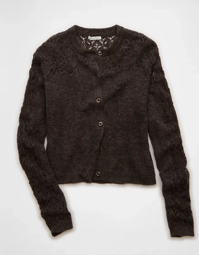 AE Knit Lace Cardigan