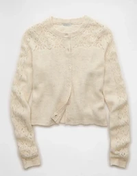 AE Knit Lace Cardigan