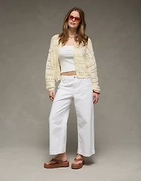 Cardigan à mailles ouvertes AE