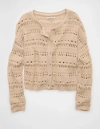 AE Open Stitch Cardigan