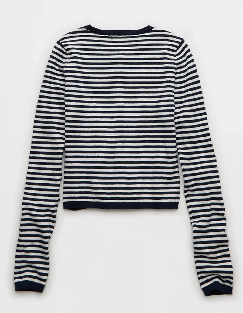 AE Classic Slim Button-Up Cardigan