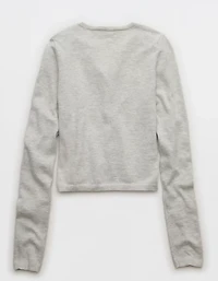 AE Classic Slim Button-Up Cardigan