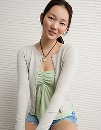 AE Classic Slim Button-Up Cardigan