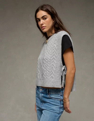 AE Whoa So Soft Side-Tie Vest