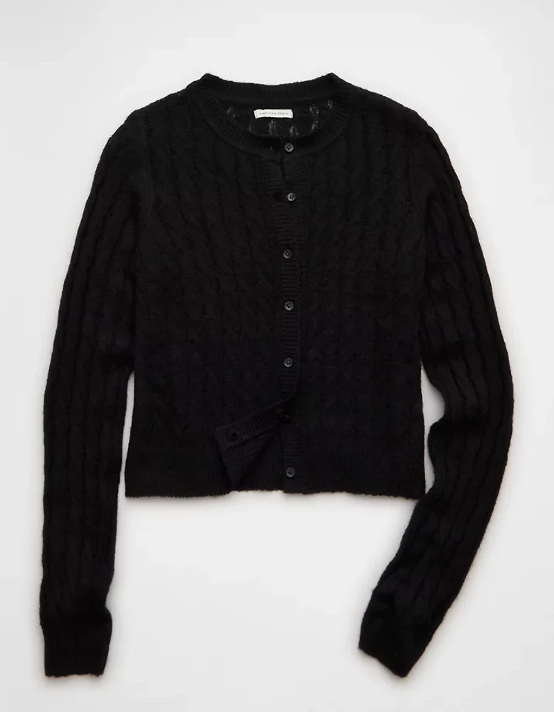 AE Whoa So Soft Button-Front Cardigan