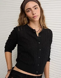 AE Whoa So Soft Button-Front Cardigan