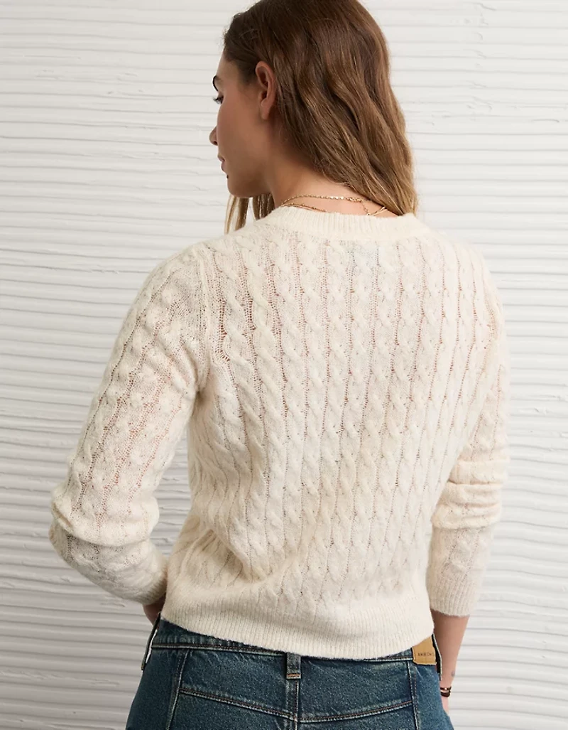 AE Whoa So Soft Button-Front Cardigan