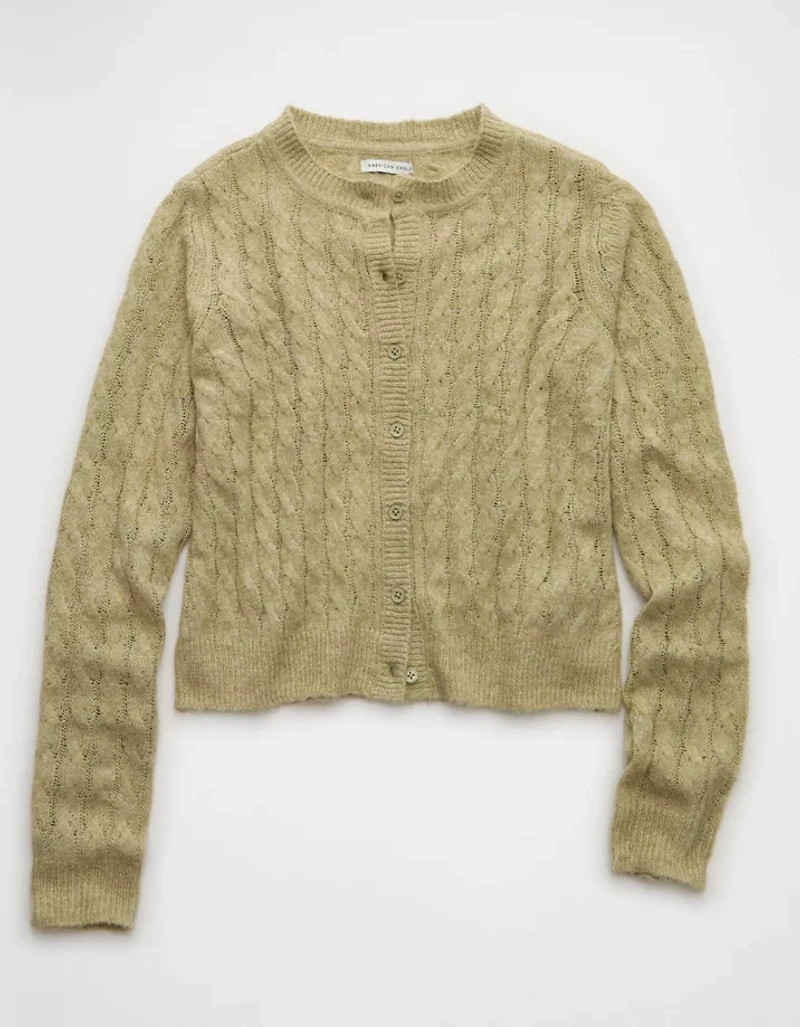 AE Whoa So Soft Button-Front Cardigan