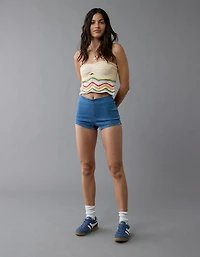 AE Pride Cropped Chevron Crochet Tube Top