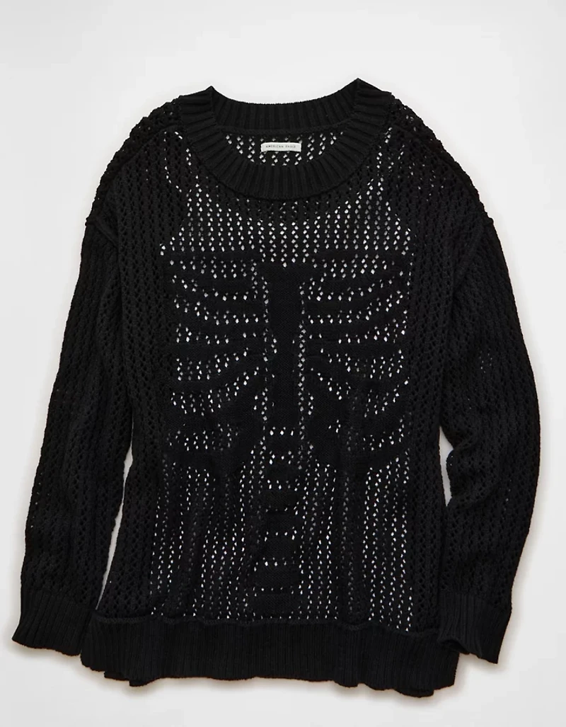 Chandail squelette en maille AE