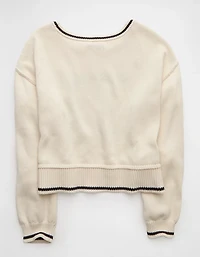 AE Boatneck Graphic Sweater