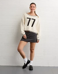 AE Boatneck Graphic Sweater