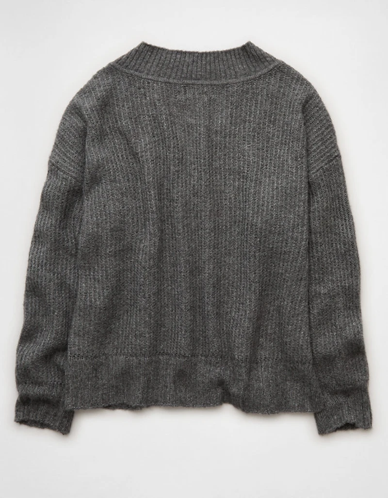 AE Whoa So Soft Oversized V-Neck Sweater