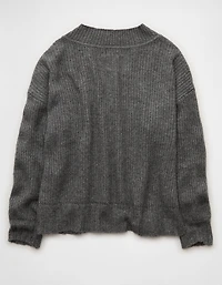 AE Whoa So Soft Oversized V-Neck Sweater