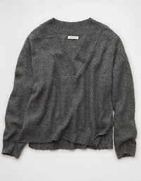AE Whoa So Soft Oversized V-Neck Sweater